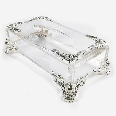 China Fashional Custom High Quality Clear Acrylic Storage Tissue Box Lid Magnet for sale