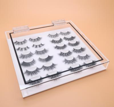 China Custom Acrylic Case Lash Box Acrylic Flase Eyelash Extension Eyelash Storage for sale