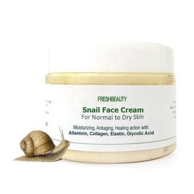 China OEM / ODM Anti Aging Natural To Dry Skin Best Snail Face Cream for sale