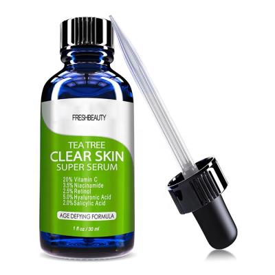 China Custom LOGO Firming Clear Skin Remove Acne Tea Tree Oil Serum for sale