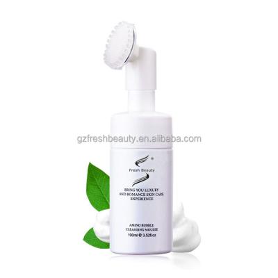 China Acne Treatment Facial Cleansing Brush with Soft Cleansing Foam for sale