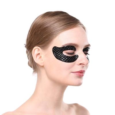 China Dark Circles Anti-Puffiness Anti Aging Soften and Detoxify PuffinessTreatment Black Collagen Eye Mask OEM for sale