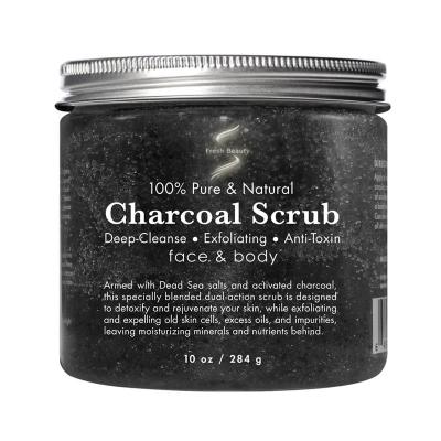 China Anti Toxin Exfoliator Charcoal Face Body Scrub for sale