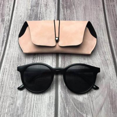 China Girls Summer Beige Black Frame Anti UV400 Protective Sunglasses 2020 New Fashion Women Round Sun Glasses for sale