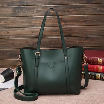 China Women Handbag Daily Carry Solid Leather Girls Fashion PU Shoulder Bag for sale