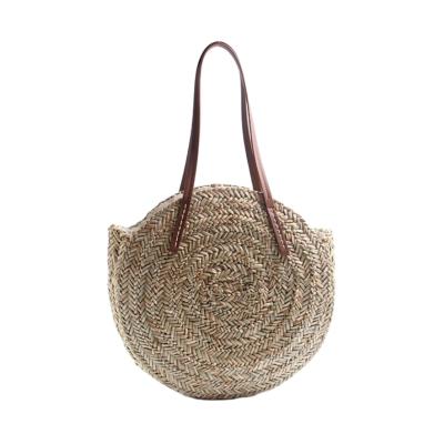 China Straw Handbag Daily Used For Women Girls 2021 New Fashion Sun Handmade Cross - Body Bag Summer Custom Beach Oversized Shoulder Bag for sale