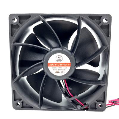 China Taiwan Plastic High Speed ​​120mm DC 24V Industrial Fan for sale