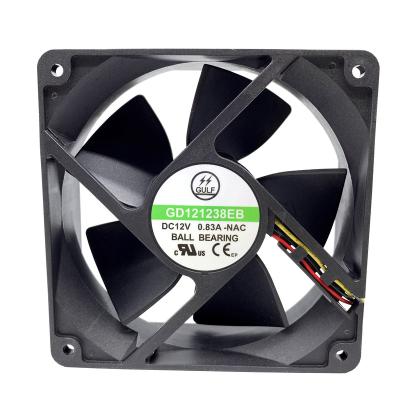 China Building Material Shops High Quality Airflow 120x120x38mm DC 12V Fan for sale