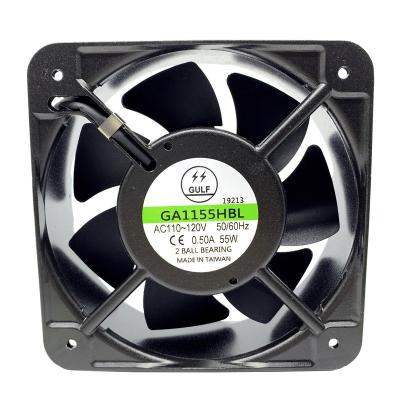 China Building Material Shops 150x150x51mm 220V 2Ball AC Axial Fan for sale