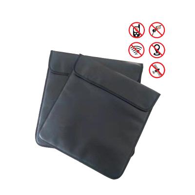 China Protect Your Phone From Hacking Signal Blocking Radiation Protection Anti-tracking Anti-spy RFID Blocking RF Faraday Frame Bag For Laptop for sale