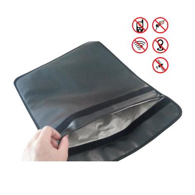 China Protect Your Phone From Hacking RFID Signal Blocking Bag Shielding Pouch Case For Cell Phone, Key, Ipad, Bank Card, Laptop for sale