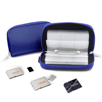 China NATIONAL New Arrivals Portable 4pcs Zipper CF Card and 18pcs SD Card Storage Pocket Memory Card Holder Cover Bag for sale