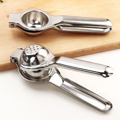 China Sustainable Sustainable Kitchen Tools Manual Lemon Squeezer Machine Metal Stainless Steel for sale