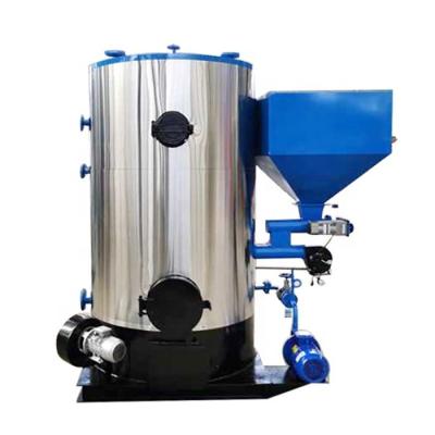 China VERTICAL Small Micro Pressure 0.3ton Per Hour Use Paddy Husk Fired Steam Boilers Concrete Processing Price for sale