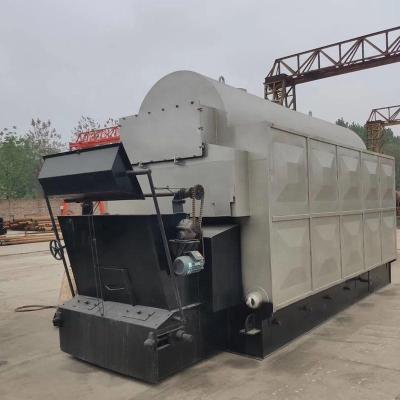 China DZL Horizontal Series Central Heating Central System 1ton To Grate 10ton Mobile Biomass Fuel Steam Boiler for sale