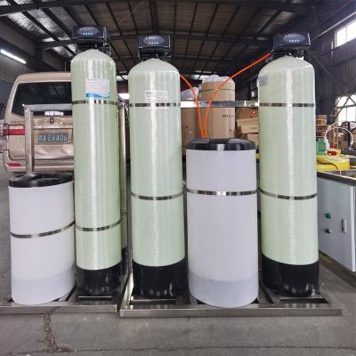 China Factory Water System Auto Softening Water Softener Remove Hardness Ion Exchange Softener for sale