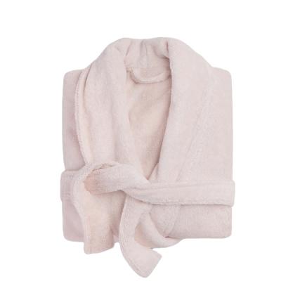 China QUICK DRY Women Long Collar Women Shawl Cotton Plush Fleece Soft Warm Bathrobe for sale