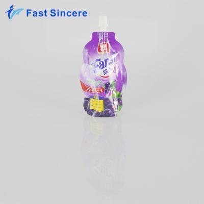 China Non Leak Eco-Friendly Mini Fancy Drinks Pouch Moisture Proof With Spout Packaging for sale