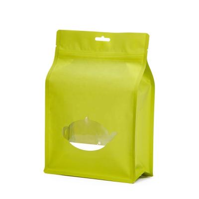 China Recloseable Moisture Proof Custom Flat Bottom Bag Food Safety for sale