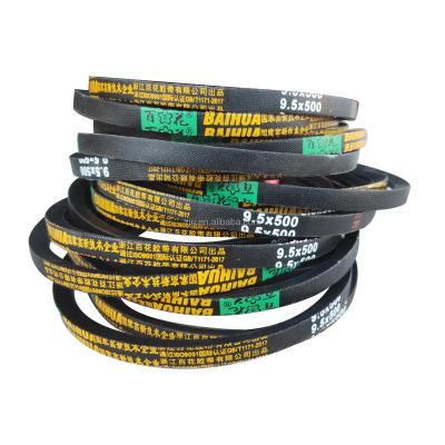 China baihua V BELT for various industrial agricultural machinery 9.5*500 for sale