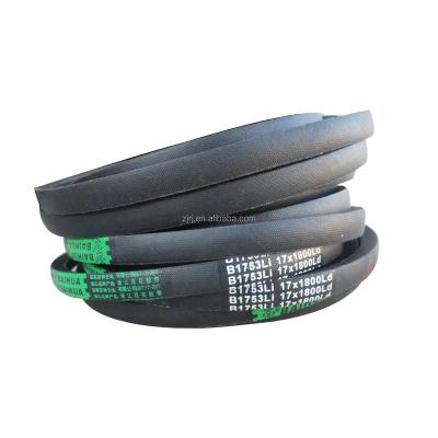 China baihua V BELT for various industrial agricultural machinery 17*1800 for sale