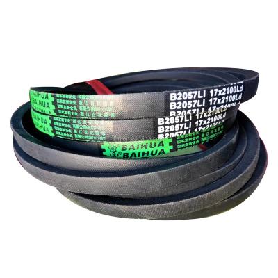 China baihua V BELT for various industrial agricultural machinery 17*2100 for sale