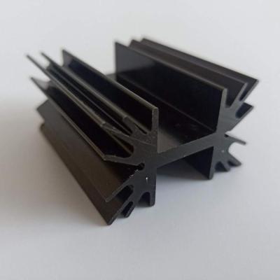 China Anodized black/Customized color aluminium heat sink/ for sale