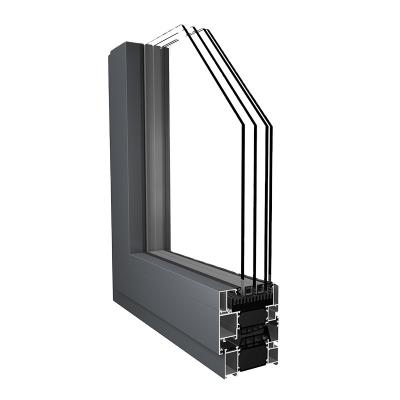 China 97P Series thermal break system aluminum windows à venda