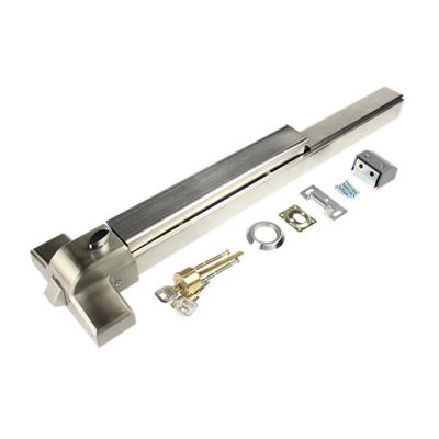 China Hotel Push Panic Bar Stainless Steel Commercial Door Lock Panic Exit Devices 304 Fire Door Lock for sale