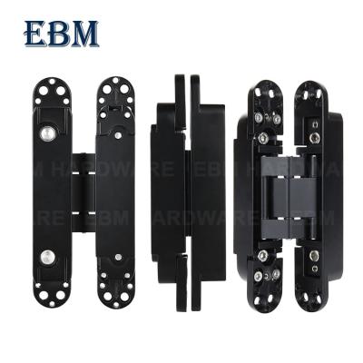 China 180 Degree Hinge 40KG 3D Adjustable Hidden Door Hinge High Quality Zinc Alloy 3D Adjustable Hinges 180 Degree Open Hinge Invisible Hinge For Wooden Doors for sale