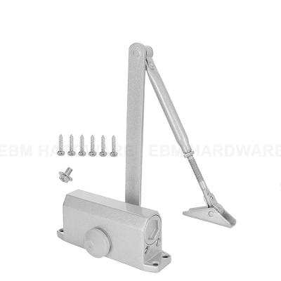 China 65-85kg Aluminum Alloy Two Speed ​​Adjustable Automatic High Quality Heavy Duty Door Closer For Emergency Exit Door for sale