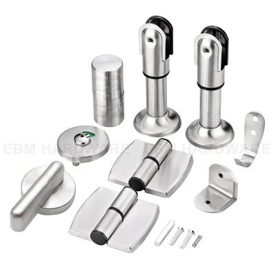 China Modern Toilet Compartment Accessories Toilet Partition Fittings Toilet Compartment Hardware for sale