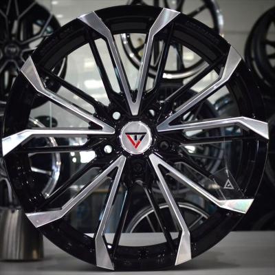 China ALLOY 18X8.0 19X8.5 20X8.5 Aluminum Black Machine Face Wheels Car Alloy Wheels For ULF Flowforming Wheels for sale