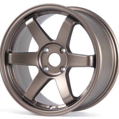 China Car Trailer Wheel Rim For TE37 JDM Style 14 15 16 17 18 19 20 Inch Passenger Car Alloy Wheel Forged Rim for sale