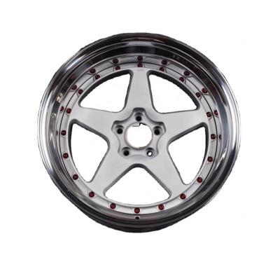 China China Aluminum Factory Forged Wheel With Polished Lip And Customized Finishing for sale