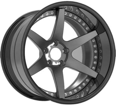 China Luxury RACING 18 inch to 24 inch 2 piece 3 piece carbon fiber custom forged alloy wheels for luxury cars for sale