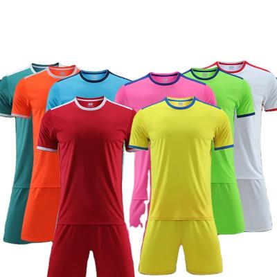 China Sets Cheapest Soccer Football costume Jersey Custom Your Own Logo Sports Uniform for Kids Adult Comfortable Training Suit for sale