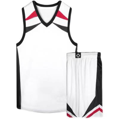 China Anti-Bacterial Cheap Basketball Jersey And Shorts For Adults Youth Kids Professional Sublimation Basketball Uniform Set with Custom Logo for sale