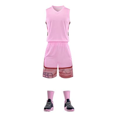 China Anti-Bacterial The Most Popular High Grade Cheap Price Sublimation Custom Basketball Jersey Set for sale