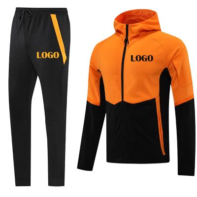 China Sets Custom Logo Two Piece Set Tracksuits For Men Training Wear comfortable Jogging Plain Zipper Hoodies Suits for sale