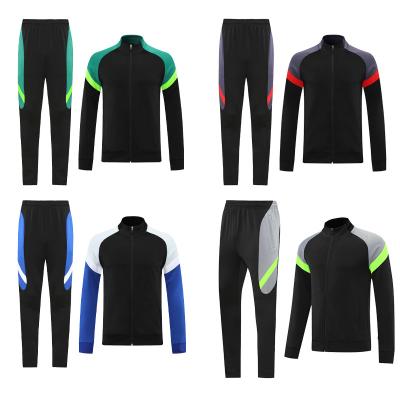 China Breathable Top Quality New Design Wholesale Long Sleeve Soccer Tracksuit Football Jacket Training Sportswear for sale