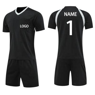 China Sets New Season Custom Logo soccer referee jersey set quick dry football uniform for sale