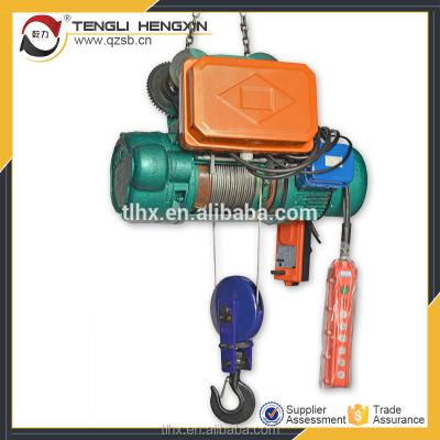 China Construction Hoist 380v Construction Lifting Equipment Wire Rope Pulling Cable Cd Type Electric Hoist 16t for sale