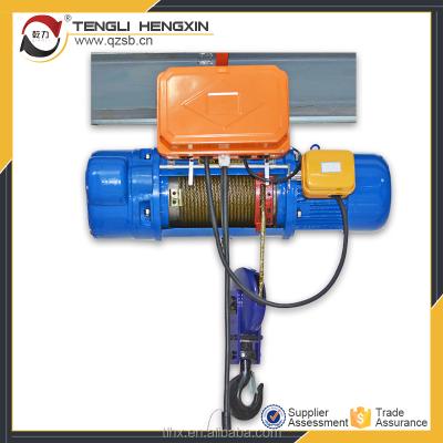 China Construction Hoist CD1 3d Model Electric Wire Rope Pulling Cable Hoist 20 Ton for sale