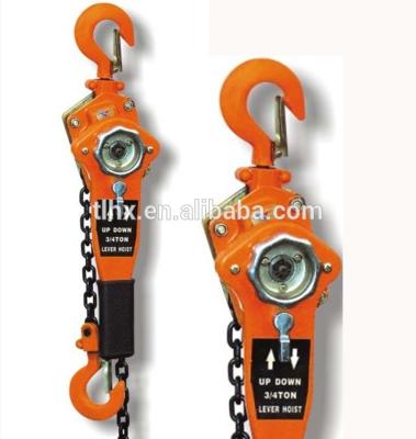 China Construction hoist ratchet lever hoist (traction lift) 1.5 ton capacity with 3 mtr chain for sale