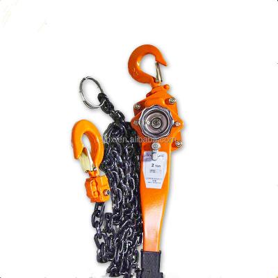 China Factory Price Lever Pull Pull Elevator Manual Chain Hoist 1.5 Ton Lever Hoist Block DIY Tools for sale