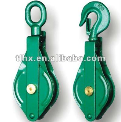 China 5 Ton Lifting Tackle, Pulley Block, Triple Block HQG Lifting Wheels for sale