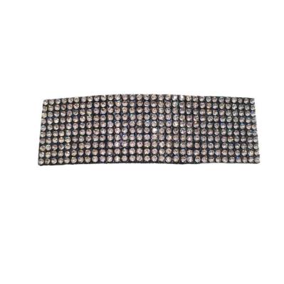 China Full diamond newcomer bling snap full diamond rhinestone BB hair clips for girls hair accessories for sale