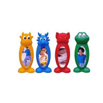 China New Style HDPE Wholesale Price Kids Toys Lovely Various Shape Good Quality Indoor Funny Animal Kids Plastic Deformation Mirror for sale