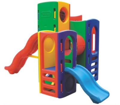 China Interesting Indoor HDPE Plastic Plastic Built In China Multifunctional Slide for sale